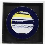 Roy Lichtenstein Rosenthal - pop art porcelain plate