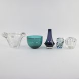 Collection of glassware