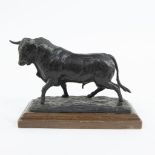 Bronze bull, signed Angel 84