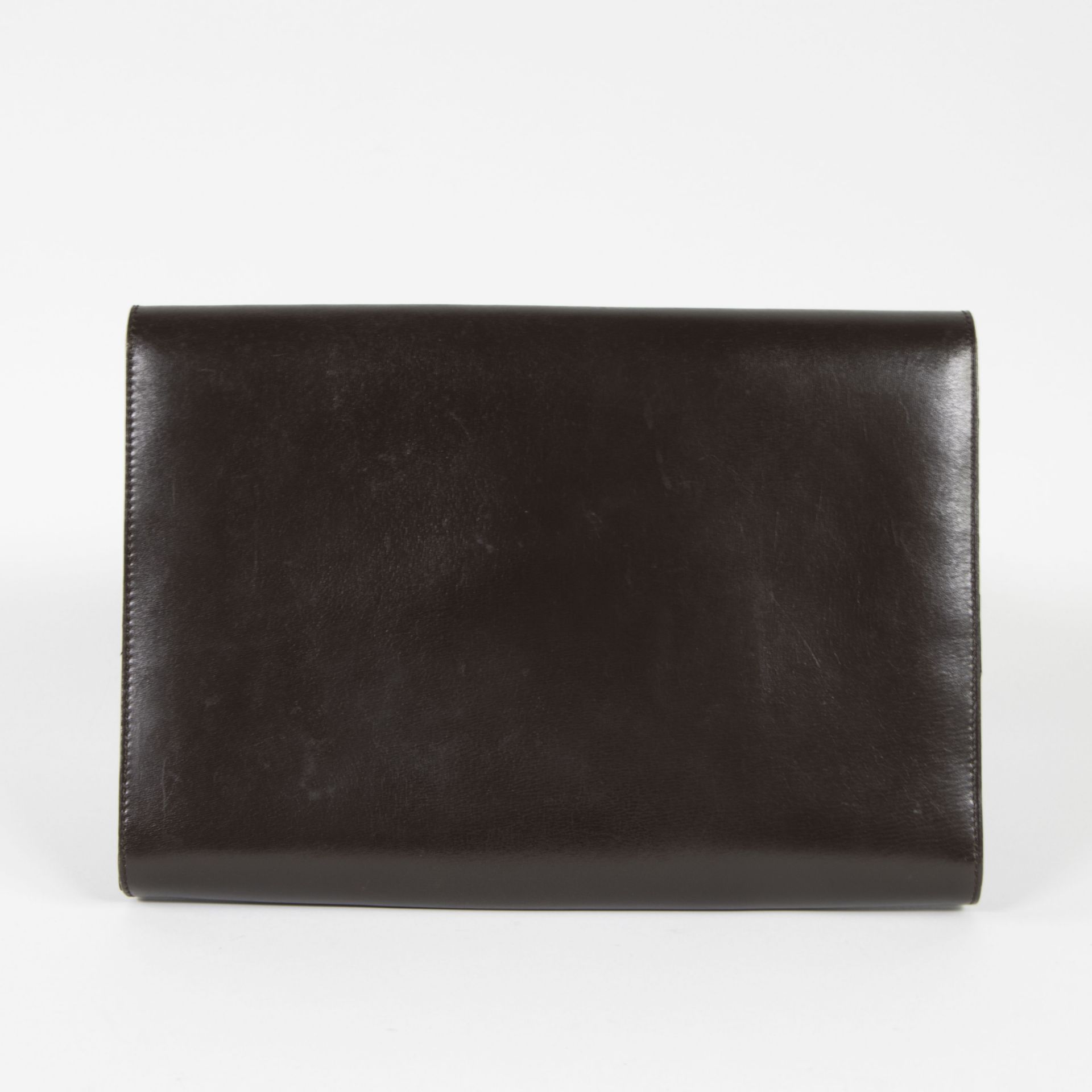 Lot Devaux leather black/white handbag model Touquet and leather pochette - Bild 5 aus 10