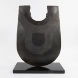 Ceramic sculpture, signed JOL