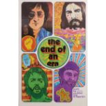 Hand colored lithograph The end of an era 1970s