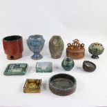Collection of mid-century pottery