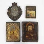 Collection of 4 Russion icons, 19th century