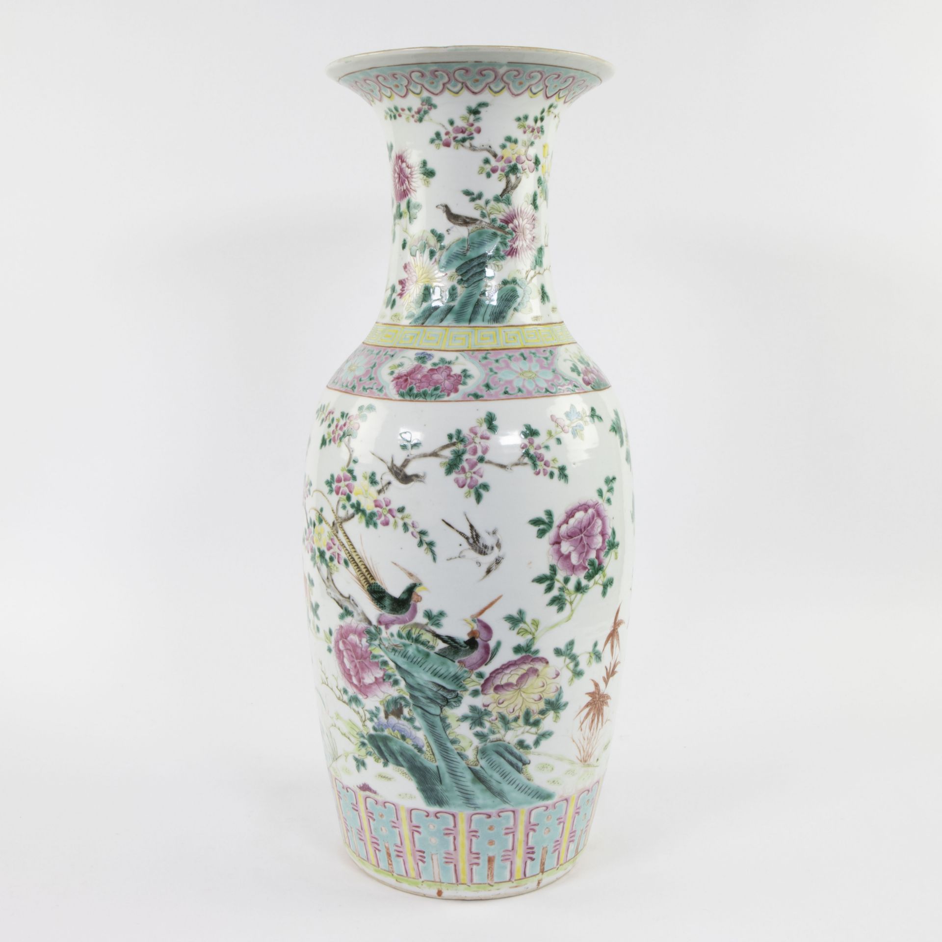 Cinese vase famille rose 19th century - Image 3 of 6