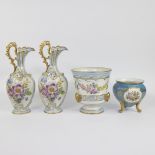 Collection of Limoges and Sèvres porcelain, marked