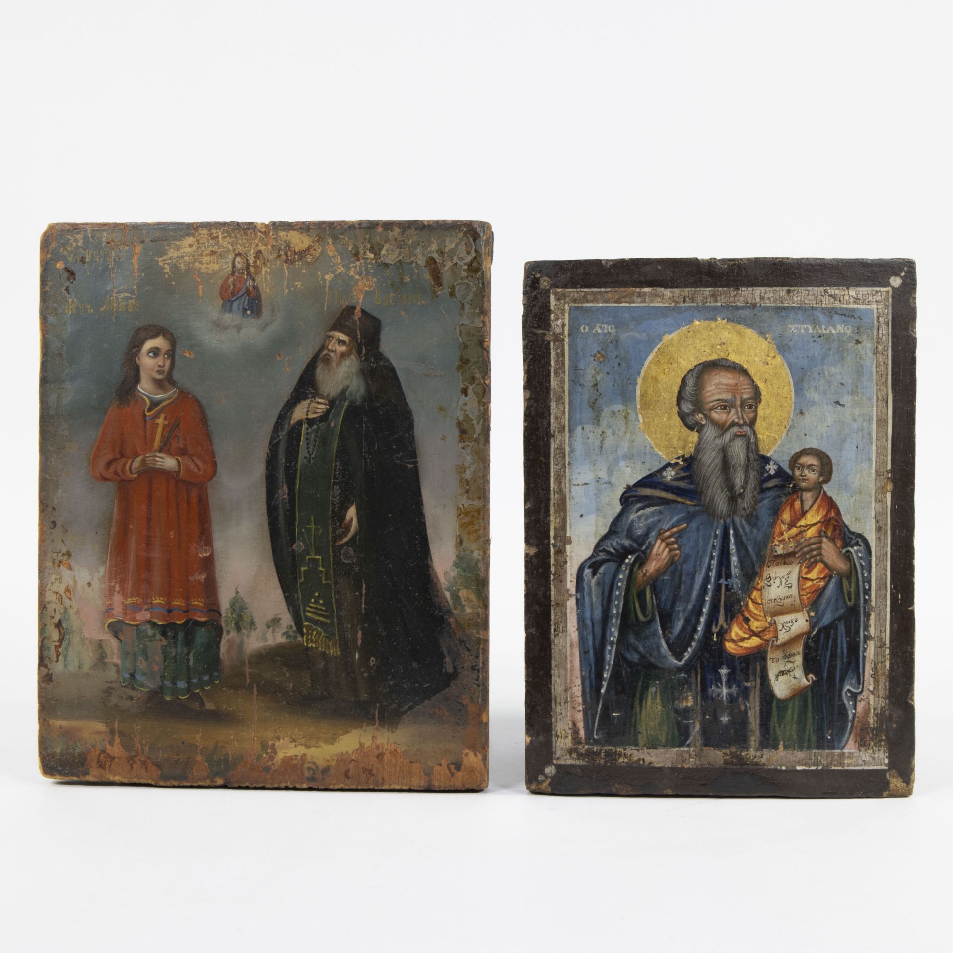 2 Antique Russian Icons, 19th century