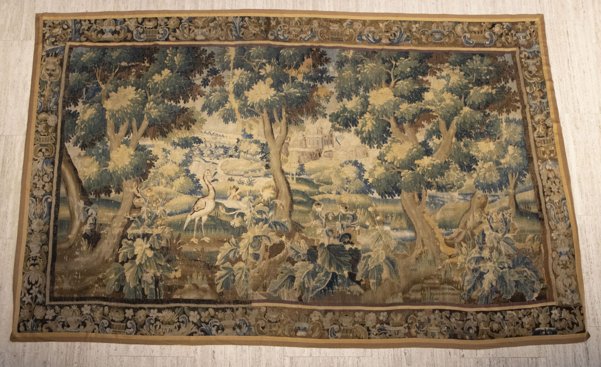 A Verdure wall tapestry, Oudenaarde, 17thC