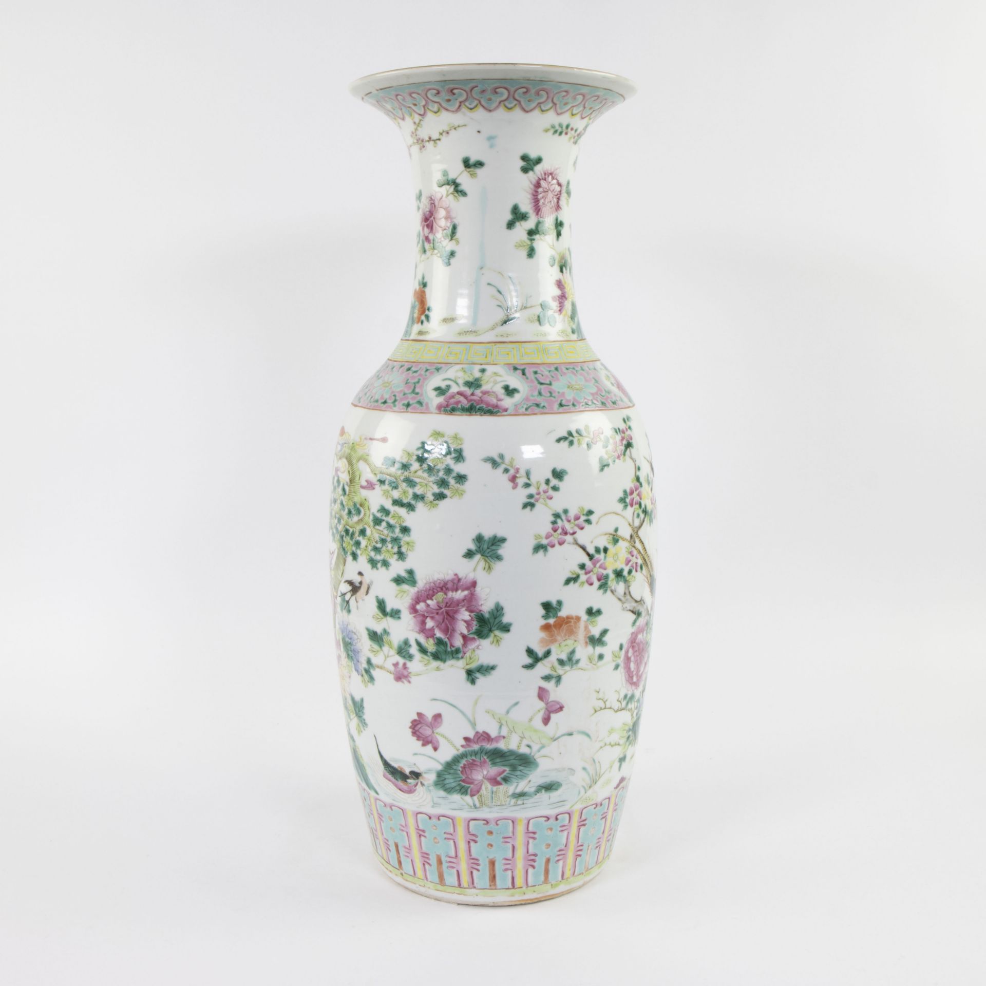 Cinese vase famille rose 19th century - Image 2 of 6