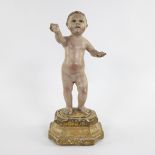 Child Jesus on pedestal 18th century Spanish or South America