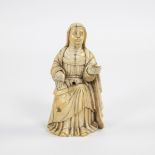 17th century Madonna GOA, european, sea creature ivory