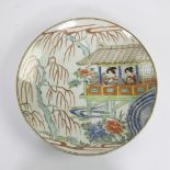 Japanese plate Zo-shun-tei San Ho, Arita, signed, around 1900