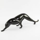 Japanese bronze panther by Hideaki, c. 1930.