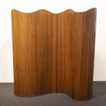 Art Deco Room Divider by Jomain Baumann for Melun Paris, 1930s