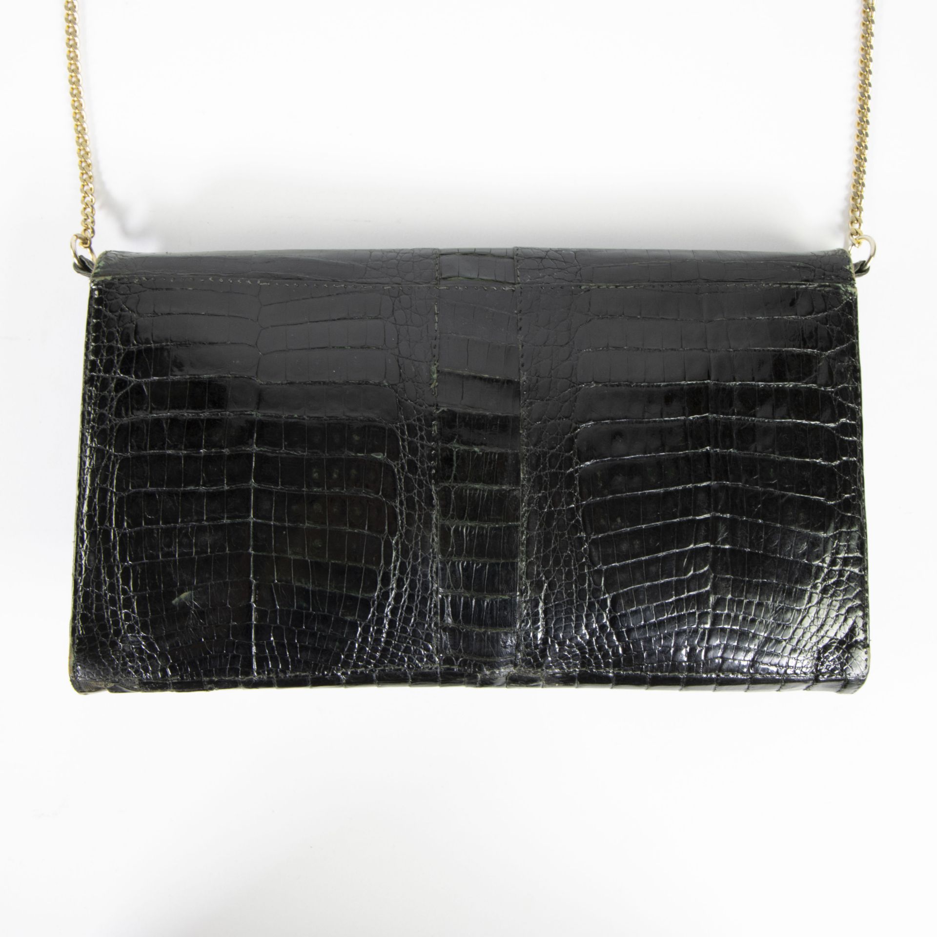 Black croco handbag - Bild 2 aus 2