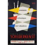 Poster Tentoonstelling Schilderkunst 1955