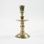 17th century brass collar candlestick