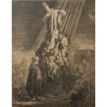 Rembrandt Harmensz van Rijn (1606-1669) - The Descent from the Cross - 1633 - 18th century print