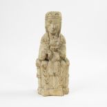 Madonna carved in sandstone, 19th century