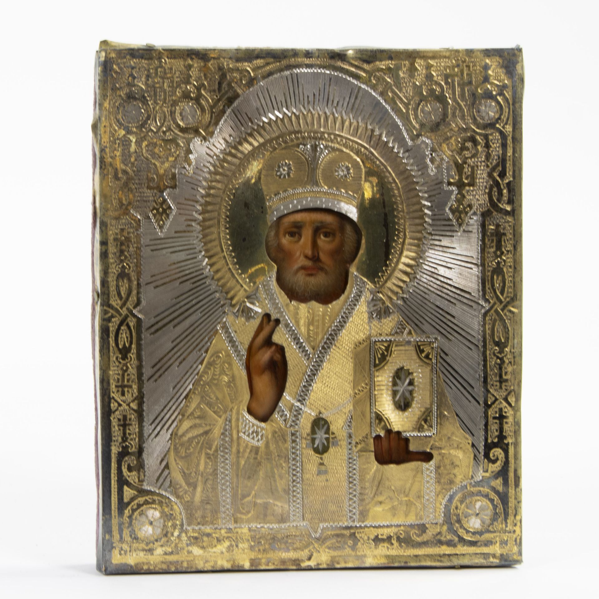 Orthodox icon 19th century Moscow 1881 - Bild 2 aus 2