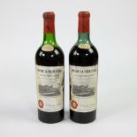 2 bottles Chateau la fleur Petrus 1964 appelation Pomerol controlée