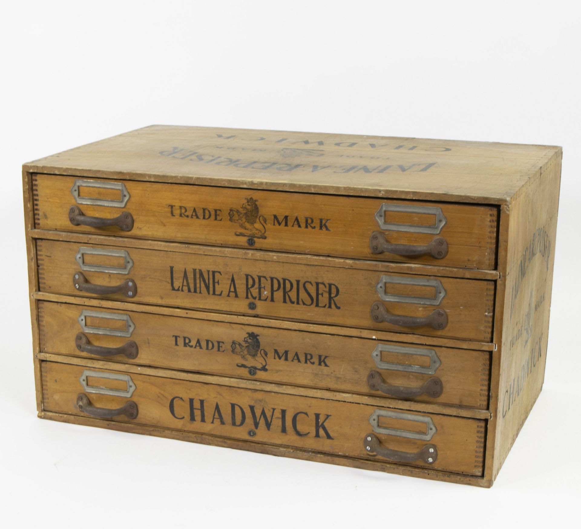 Beautiful sewing box - laine repriser, trade mark Chadwick