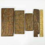 Collection of old gingerbread boards (5)