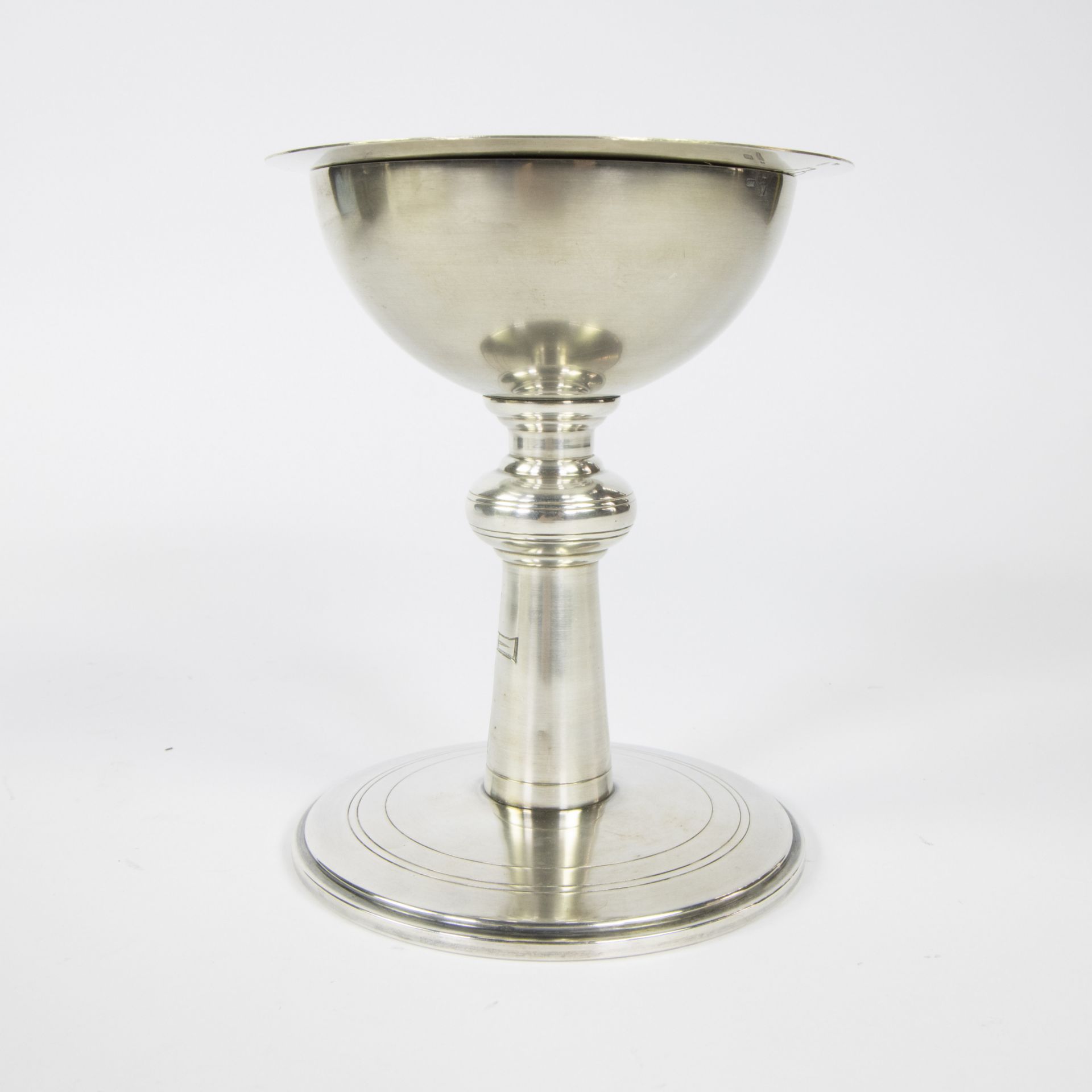 Belgian chalice, maker Van den Houte, Brussels, completely silver chalice, 1950s, content 900, weigh - Image 3 of 7
