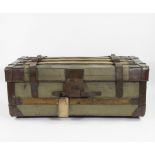 English Officers P S L Sitwell travel suitcase WWII with old labels