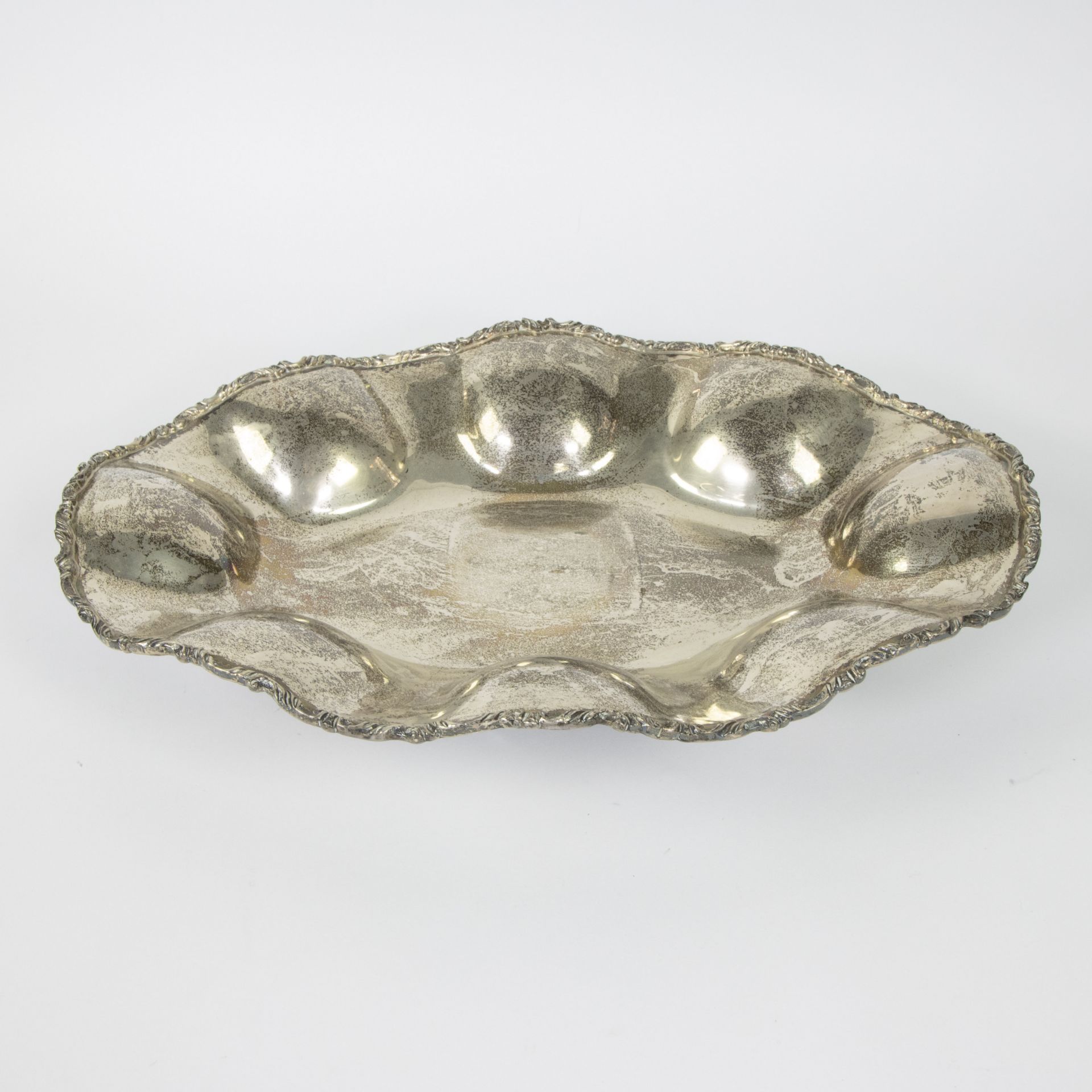 Silver bowl, Mexican content 925, 975 gram