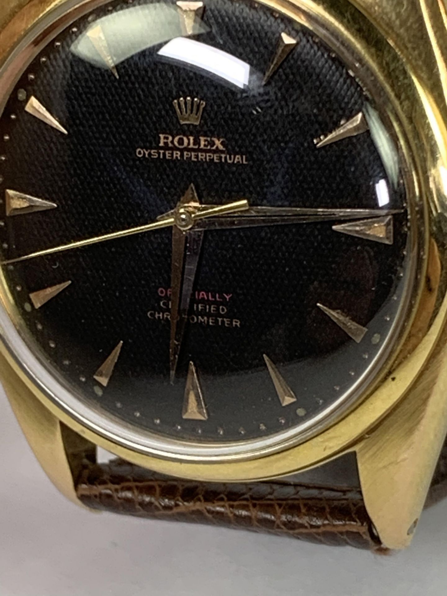 Extremely rare 1950's men's Rolex Oyster Perpetual ref 6029, crown 1951 - Image 11 of 16