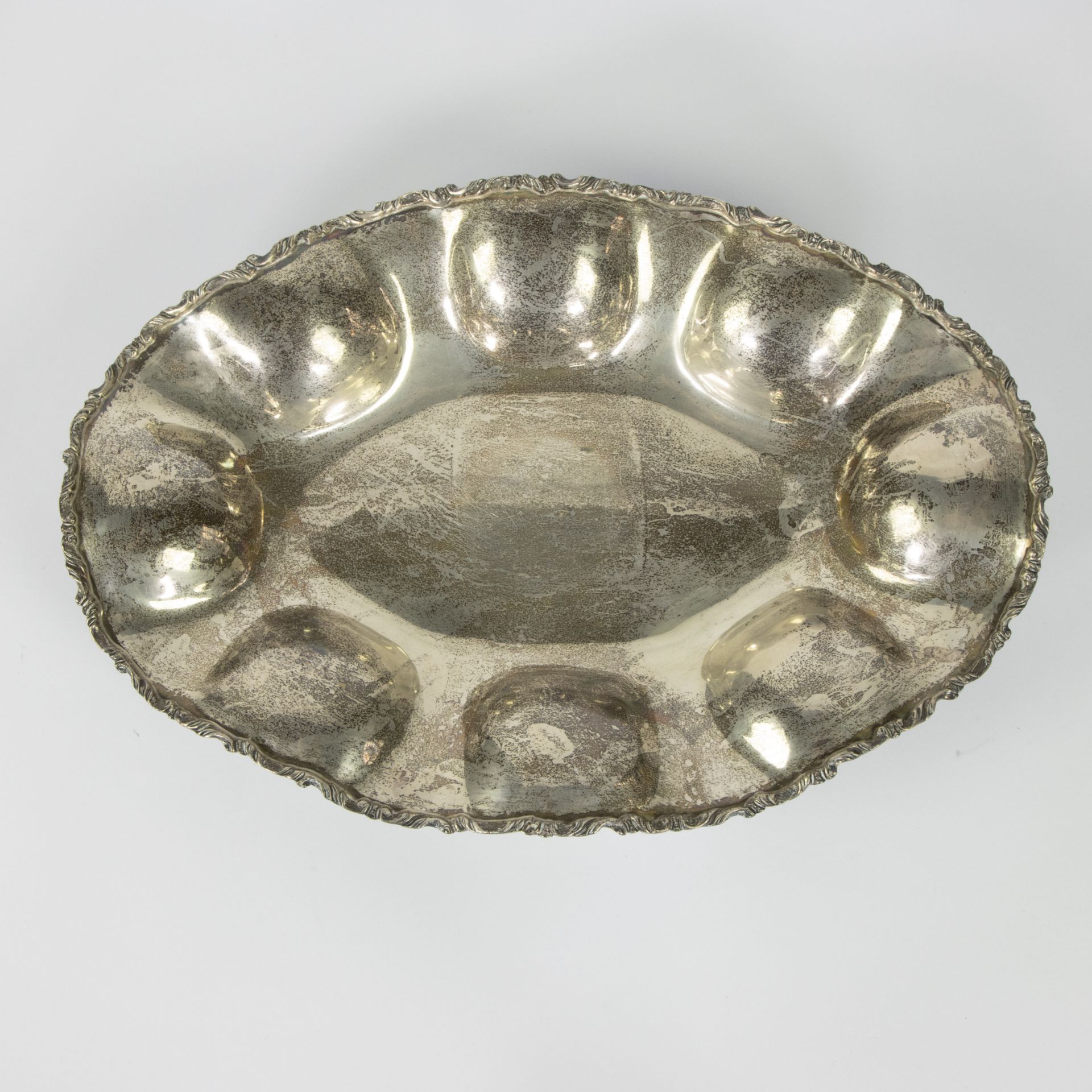 Silver bowl, Mexican content 925, 975 gram - Image 2 of 4