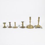 Collection of 6 candlesticks