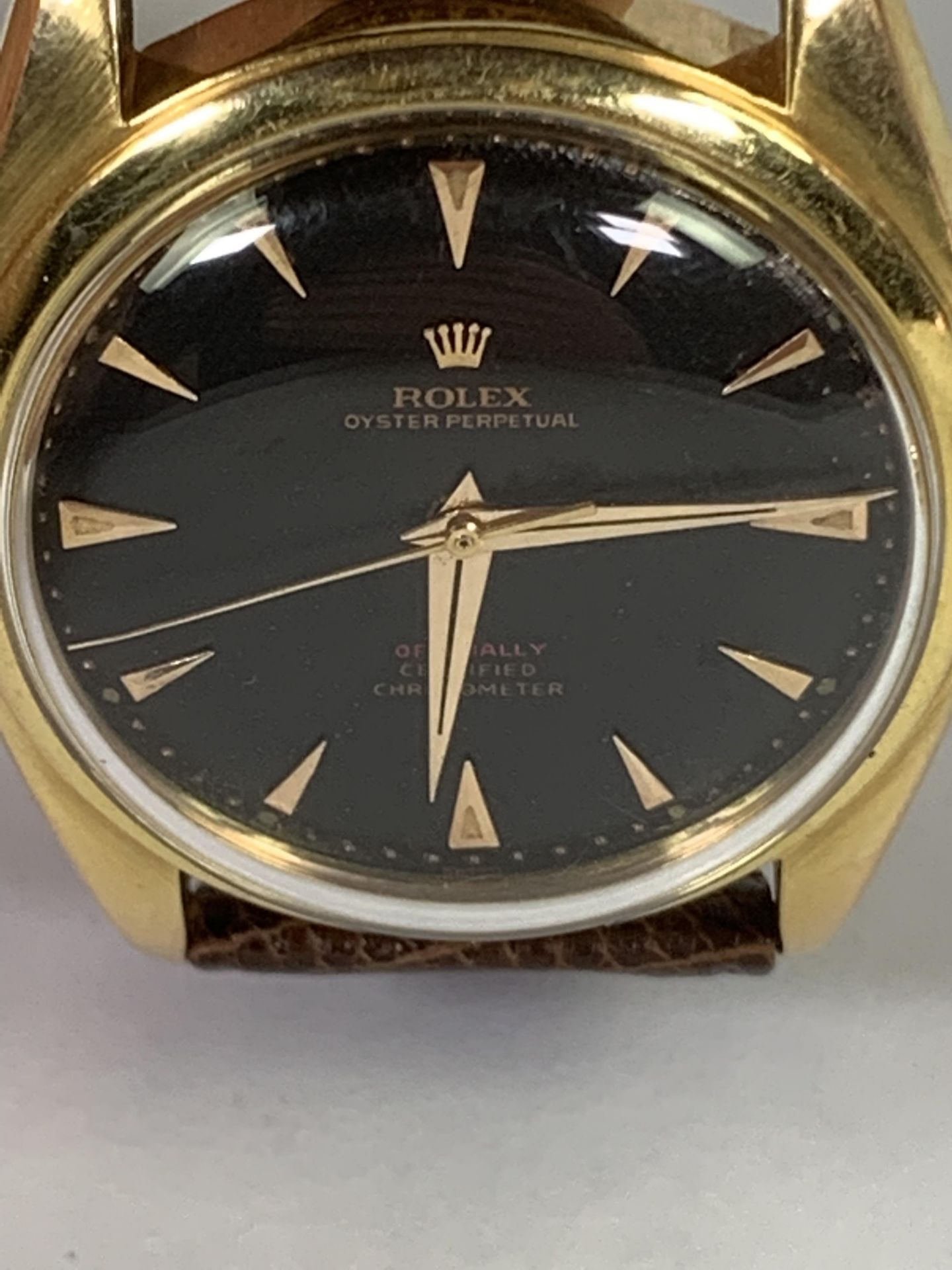 Extremely rare 1950's men's Rolex Oyster Perpetual ref 6029, crown 1951 - Image 10 of 16