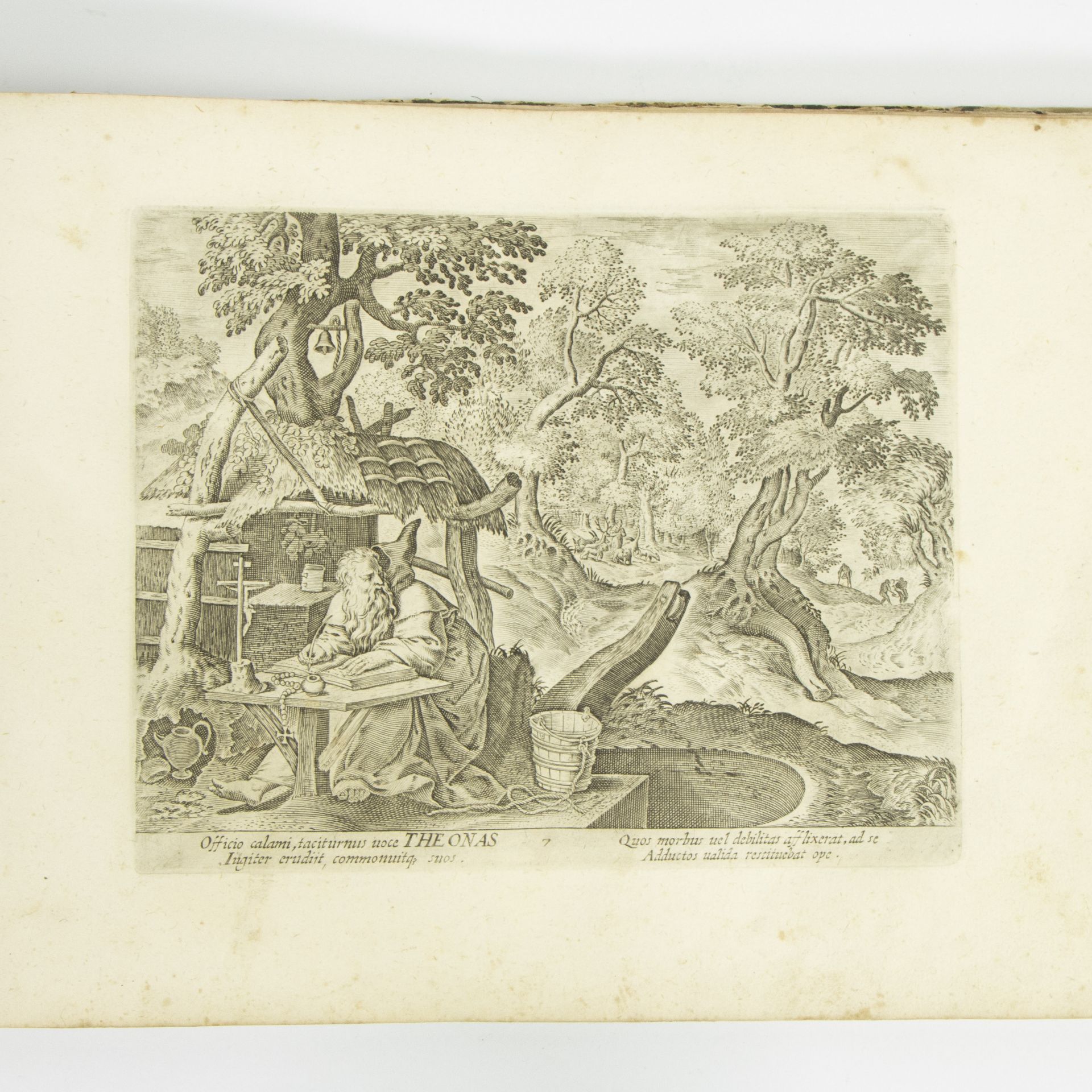 Solitudo Sive Vitae Patrum Eremicolarum book with engravings 1773 - Bild 4 aus 8