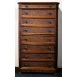 Furniture secretary around 1800 with later carving