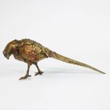 Gilded bronze pheasant
