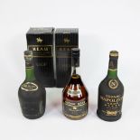 3 bottles of Cognac Napoleon and Reau