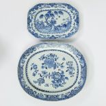 Chinese blue/white dishes 18th century