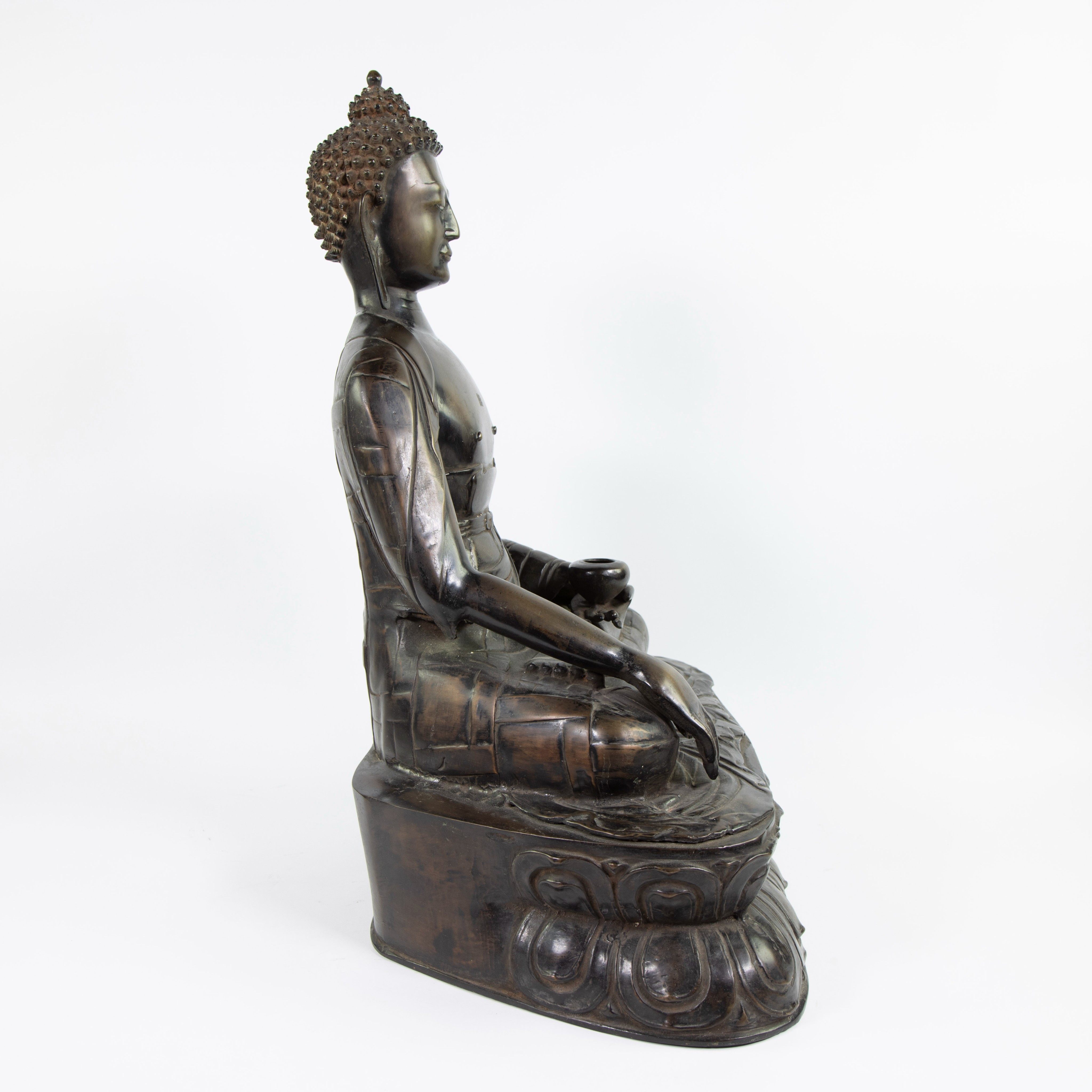 Bronze Shakyamuni Buddha, Nepal - Bild 4 aus 5