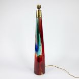 Murano stylized multicolored glass lamp base