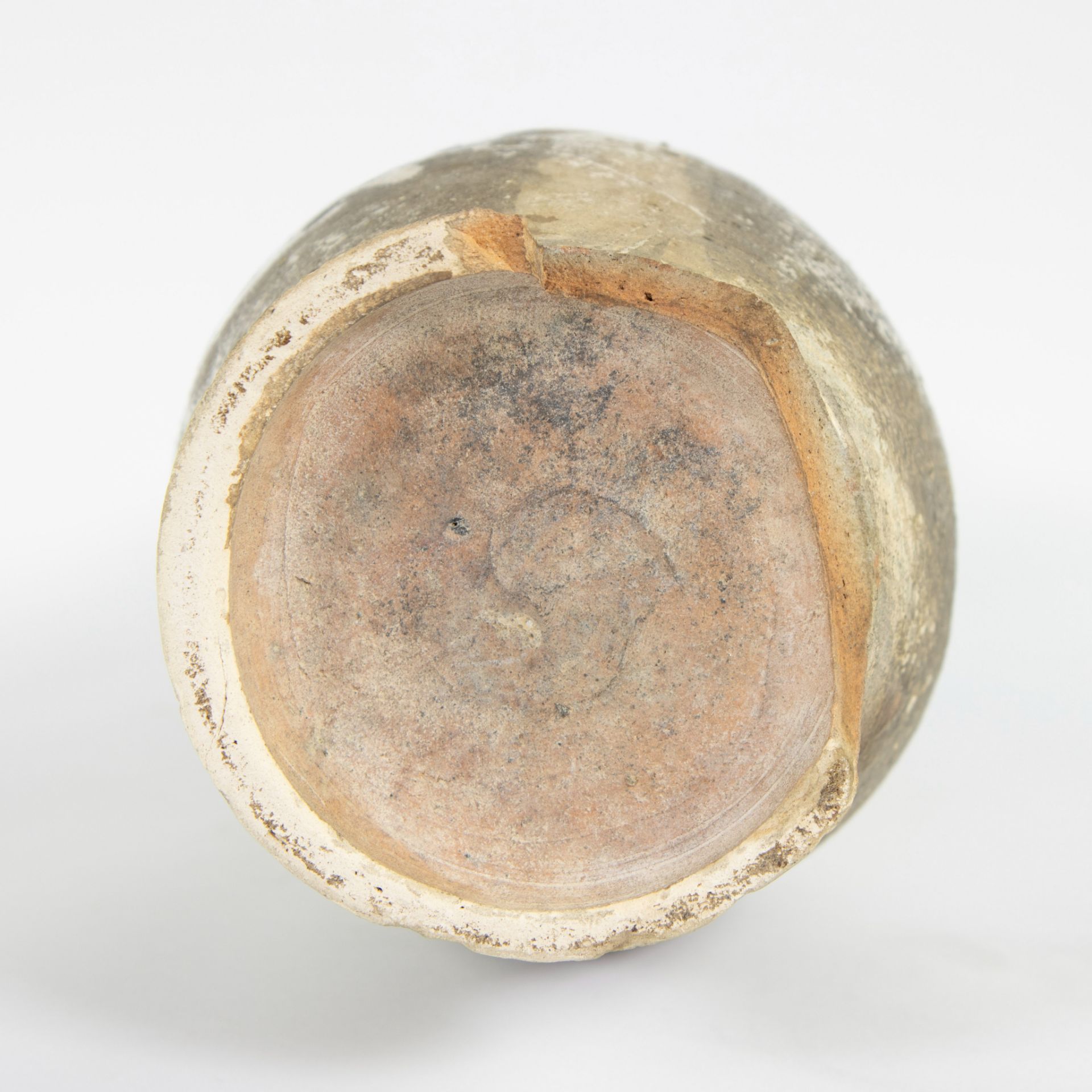 Chinese tomb vase in glazed earthenware, presumably 6th century - Image 5 of 5