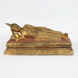 Reclining Buddha modeled on the early Bankok period Rattanakosin in Thailand