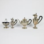 Coffee and tea set, 4 pieces, 1200 grams