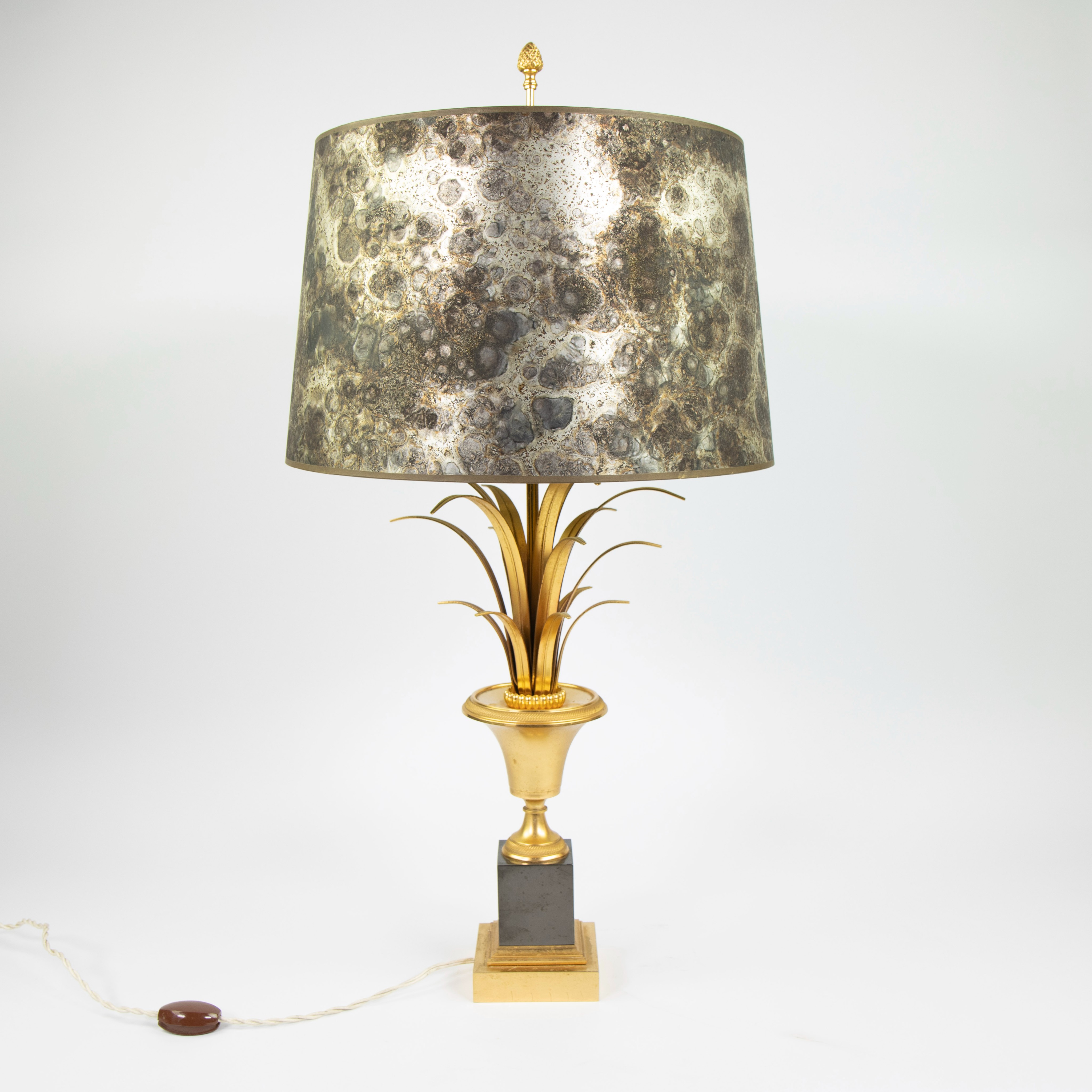 Large pineapple table lamp in brass from Maison Charles, 1970s - Bild 2 aus 4