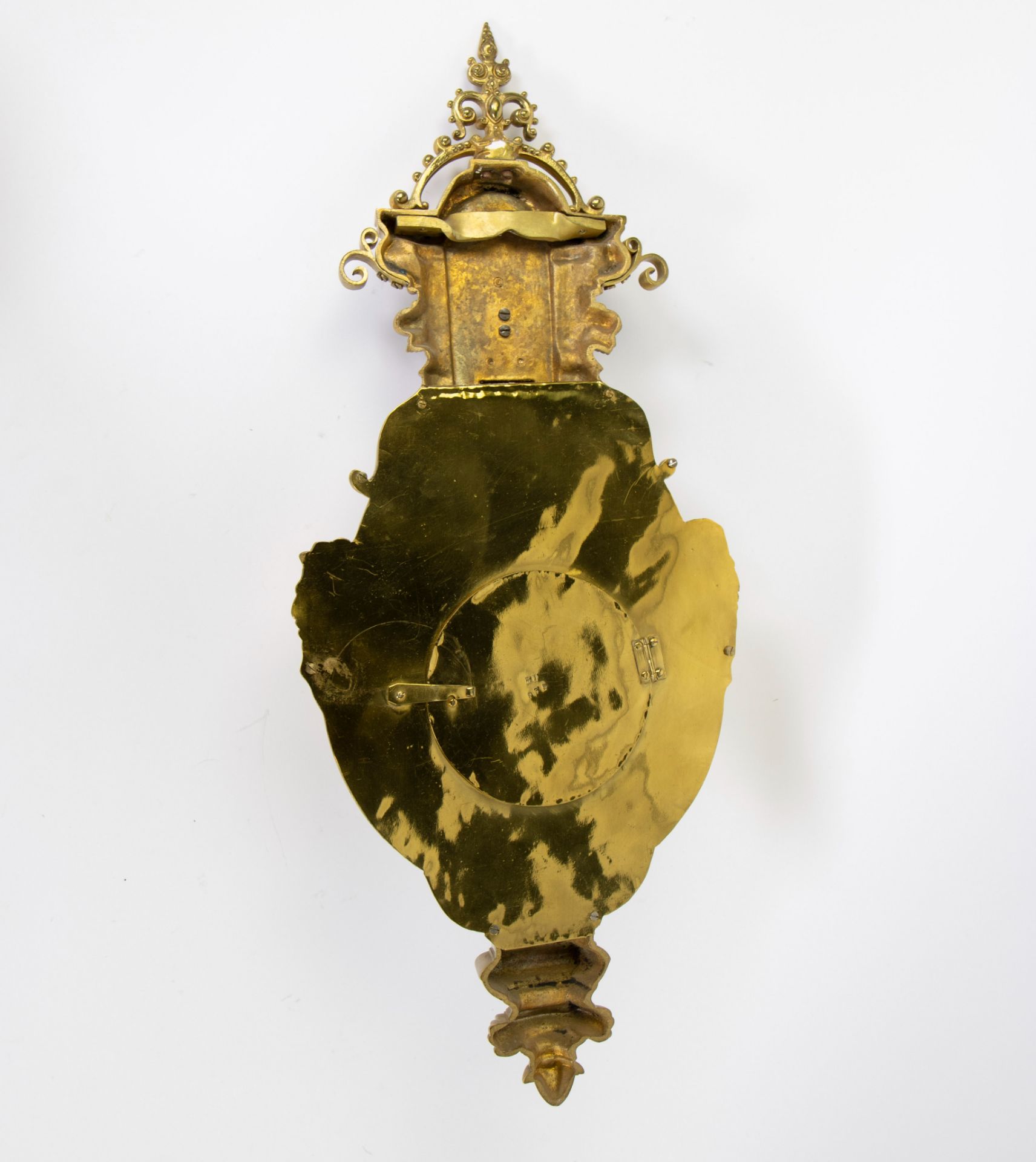 Imposing gilt bronze Cartel clock marked H. Luppens Paris, second half 19th century - Image 4 of 6