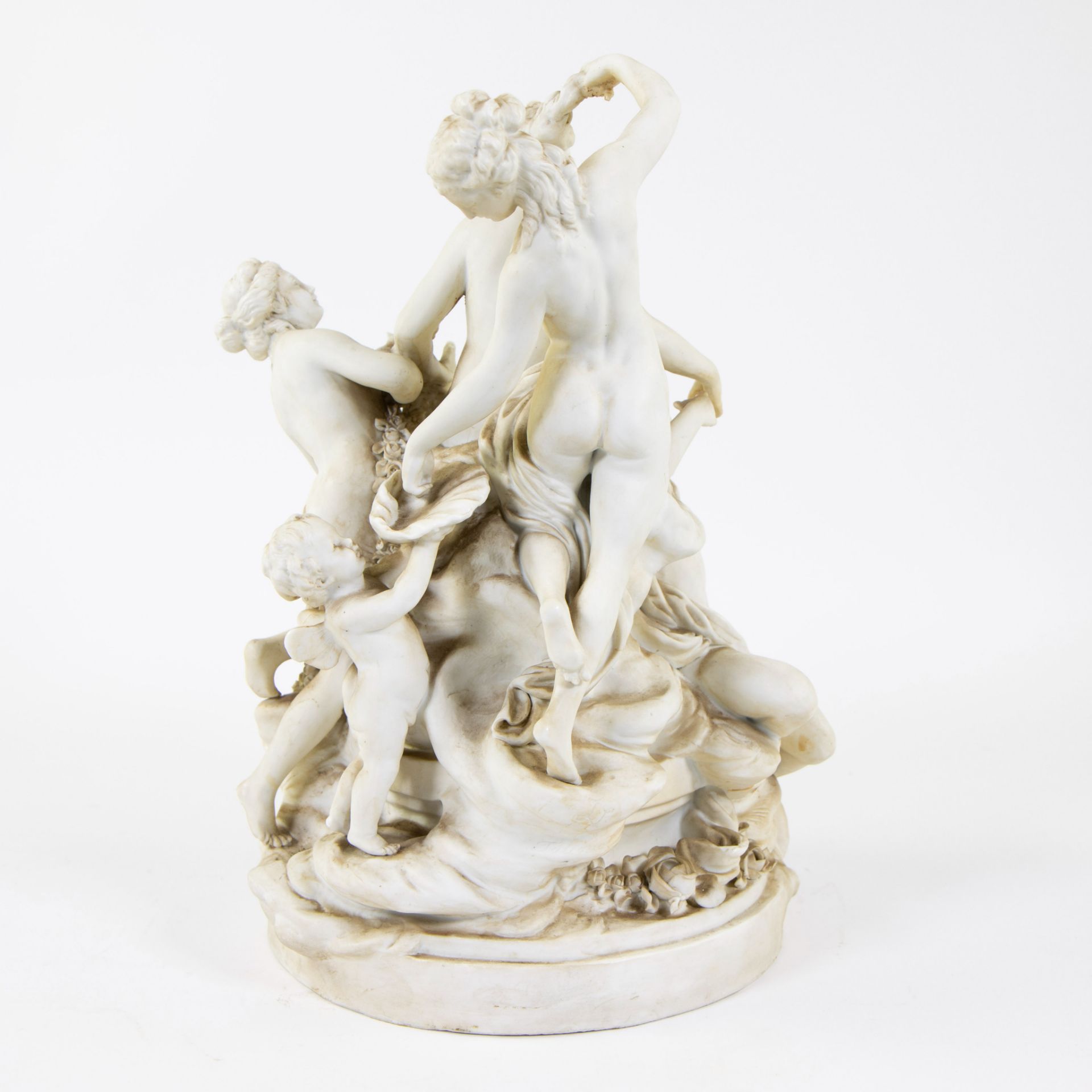 Biscuit group of Venus with putti and nymphs, model by Simon Louis Boizot (1743 - 1809) from the yea - Image 4 of 5