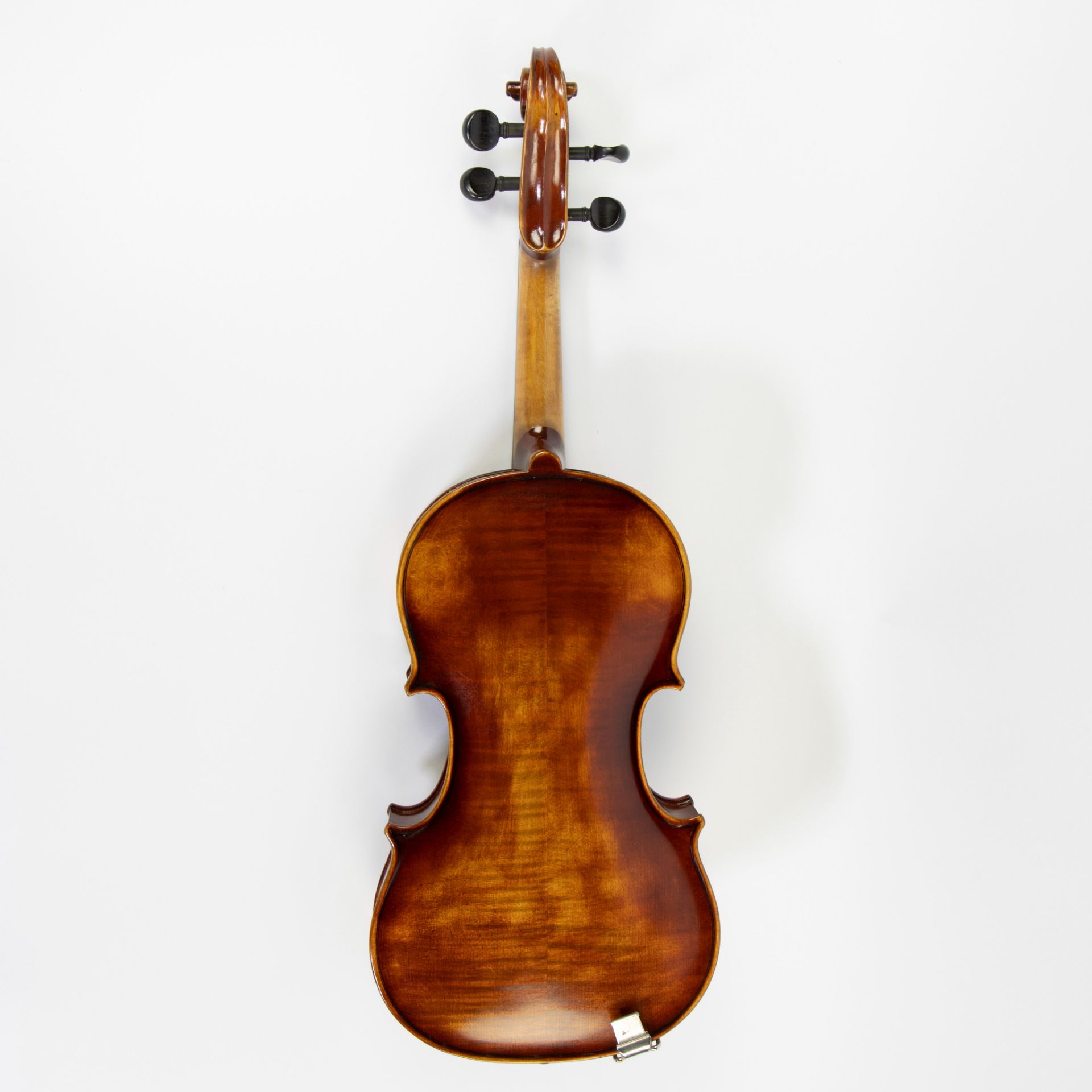 Violin no label, study violin, playable, 356mm, wooden case - Image 3 of 5