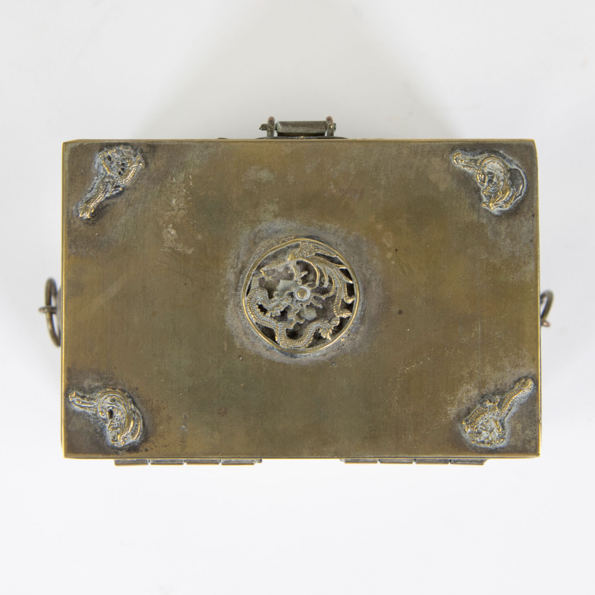 Chinese silver jewelry box - Image 5 of 6