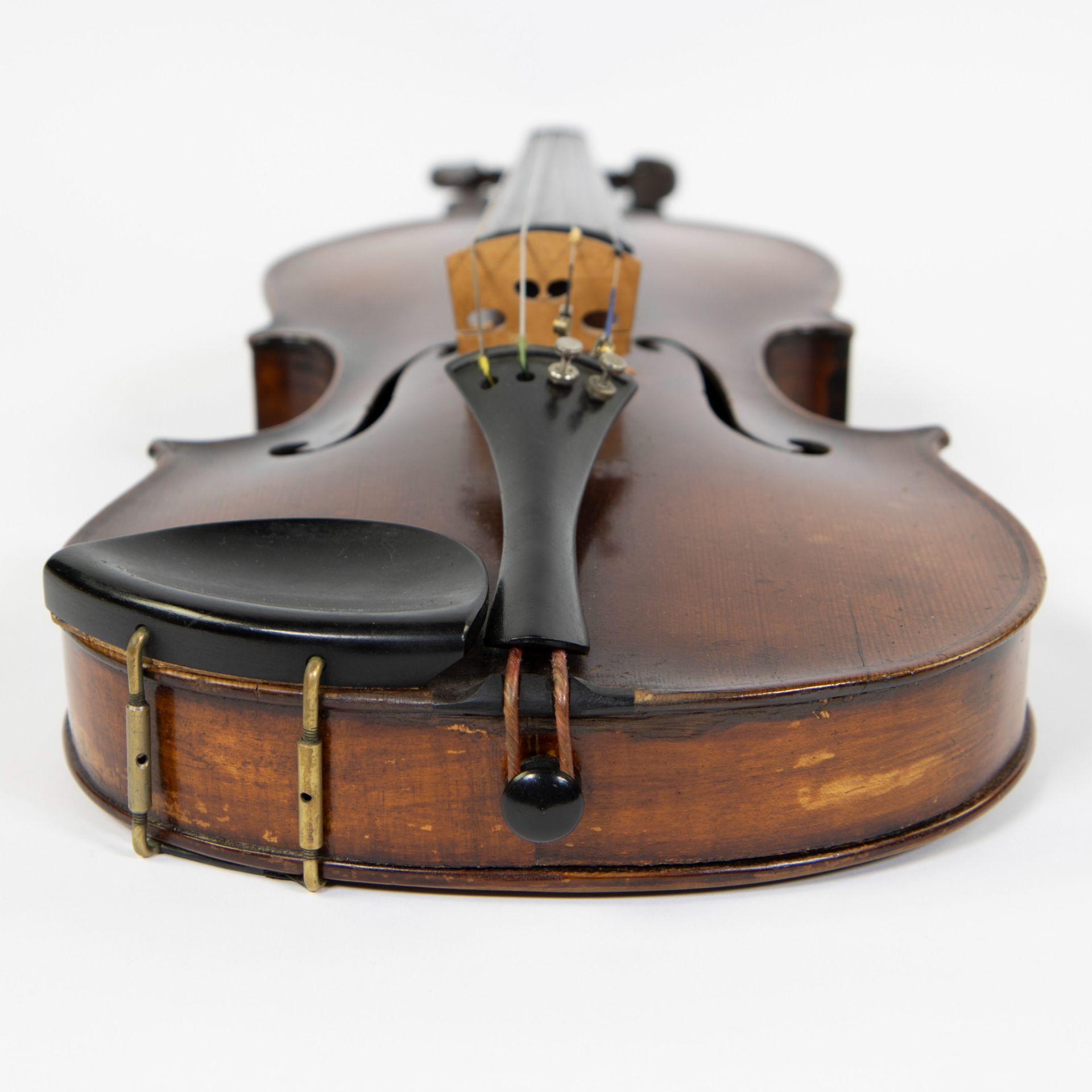 Violin Mirecourt, 19th century, playable, 362mm - Image 5 of 5